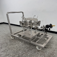 Stainless Steel Multi-Cartridge Filter Housing on Mobile Cart image 1